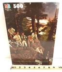Vtg 1990 Milton Bradley Frontier Days Puzzle Astor Folly 500 Pc / New!. Fixed Price $26.98.