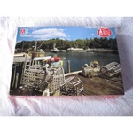 New Back Cove Harbor Maine 300 Piece Fish Jigsaw Puzzle Mb Little Big Ben. Fixed Price $24.99.