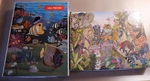 Lot Of 2 - Gapf 550 Pc Puzzles Fish Fantasy / Jungle Animals Complete Ec. Fixed Price $20.00.