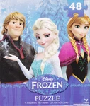 New Cardinal 48 Piece Jigsaw Puzzle 9.125" X 10.375" Disney Frozen Anna Elsa. Fixed Price $8.99.