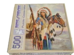Bits And & Pieces 500 Pc Jigsaw Puzzle The Last Chief 41277 Native Russ Docken. Fixed Price $18.97.