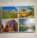 Lot Of (4) Four Vintage Nos Sealed Whitman Jigsaw Puzzles Americana Historical. Fixed Price $48.00.