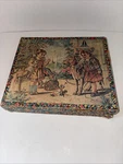Antique Victorian 6-VIEW Picture Wooden Toy Blocks Puzzle Complete. In Box. Fixed Price $41.46.