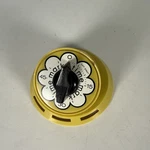 Mark Kitchen Timer 1 Hour Minute Golden Yellow Flower Power Works Vtg 70S. Fixed Price $12.36.