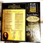 Historic Documents From The Past 18"X 24" 750PC. Jigsaw Puzzles. Factory Sealed.. Fixed Price $15.00.