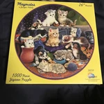 Playmates Kittens 1000 Piece Jigsaw Usa Limited Run Circle Puzzle New & Sealed. Fixed Price $50.21.