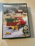 New And Sealed Cobble Hill 1000 Piece Puzzle Christmas On The Farm #80127. Fixed Price $18.99.
