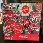 Springbok 1500 Pc Jigsaw Puzzle Coca-cola Coke Red Disc Icon Through The Years. Fixed Price $45.00.