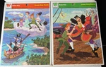 Vtg Lot Of Disney Peter Pan Tray Puzzle 8.25X11" Whitman Complete. Fixed Price $18.00.