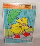 Paddington Bear Rain Umbrella Frame Tray Puzzle 1989 Golden 12 Pc. U.s.a.. Fixed Price $12.48.