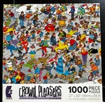 Ceaco Puzzle 1000 Piece Crowd Pleasers On Thin Ice Jan Van Haasteren 2008. Fixed Price $19.99.