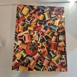 Vintage Springbok Puzzle Sew What 500 Pcs Wooden Spools Thread Pincushion. Fixed Price $19.49.