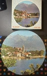 Kent Round King Jigsaw Puzzle Below Azure Mountains 1967 Milton Bradley Complete. Fixed Price $39.95.