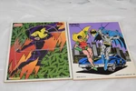 2 Vintage Batgirl Batman Robin Playskool Frame Tray Puzzle 1976 1997 Guc. Fixed Price $10.00.