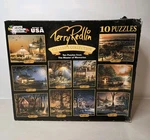 White Mountain Terry Redlin Exclusive Cellection 10 Puzzles-new Dmg Box. Fixed Price $20.00.