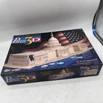 3D Puzzle Us Capitol Building 718 Pieces Milton Bradley. Fixed Price $16.11.