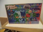 Cardinal Industries Pj Masks 7 Puzzles Wooden Storage Box Sealed. Fixed Price $35.00.