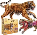 Tiger Animal Anatomy Floor Puzzle 100-PIECE Double Sided Jigsaw. Fixed Price $27.99.