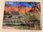 Woodstock Vermont Puzzle 3000 Pieces Milton Bradley 33"X43" New Sealed. Fixed Price $24.75.