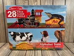 Melissa & Doug Alphabet Train 28 Piece Floor Puzzle 10' Long, 3+ New. Fixed Price $19.99.