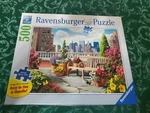 Ravensburger Rooftop Garden Jigsaw Puzzle 500 Pieces All Complete. Fixed Price $14.50.
