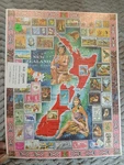 Holdson New Zealand Post. Stamps 100 Piece Jigsaw Puzzle Sealed In Wrap. Fixed Price $18.99.