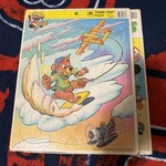 Talespin & Mickey Disney Vtg Jigsaw Puzzles Golden 4664A-14 Frame Tray Complete. Fixed Price $24.99.