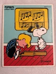 Peanuts Schroeder And Snoopy Vintage Wooden Puzzle Schulz 1958 Rare Playskool. Fixed Price $12.50.