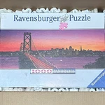 Ravensburger Puzzle Panorama 1000 Piece - San Francisco Bay Bridge. Fixed Price $19.95.
