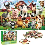 48 Piece Floor Puzzles For Kids Girls Boys 2 X 3 Feet Farm Animals Jigsaw. Fixed Price $17.59.