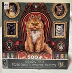 New "mad About Cats" 500 Pc Ceaco Jigsaw Puzzle, 19" X Lisa Parker. Fixed Price $12.99.