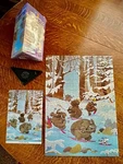 Mordillo Heye, Heavy Skiing Jigsaw Puzzle, Art. No. 8590, Complete, With Poster. Fixed Price $37.00.