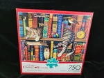 Buffalo Games The Cats Of Charles Wysocki Frederick Literate 750 Piece.... Fixed Price $12.00.