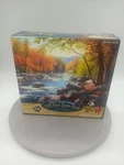 John D. Cogan's Premier Autumn Solitude 1000 Pc Puzzle 100% Complete. Fixed Price $7.95.