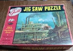 Guild Steam Boat Jig Saw Puzzle By Whitman Parts. Fixed Price $15.99.