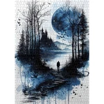 1000 Piece Nature Landscape Jigsaw Puzzles For Adults Blue Green Multi. Fixed Price $23.99.
