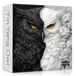 Yin Yang Owl For Adults 1000 Pieces Black And White Puzzles Flower.... Fixed Price $24.73.