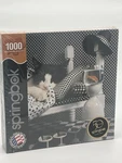 New Sealed Checkerboard Cat 1000 Pc Jigsaw Puzzle 24" X 30" By Springbok. Fixed Price $19.00.