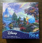Ceaco 750 Pc Puzzle Disney Thomas Kinkade "cinderella Wishes Upon Dream" New!. Fixed Price $16.00.