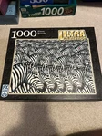 Fx Schmid 1000 Pc Puzzle Ultra Challenge Zebras Zooming - Not Sure If Done BE4. Fixed Price $14.99.