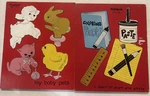 2 Vintage Playskool 4 Pc. Wooden Puzzles -learn To Draw Paste & My Baby Pets. Fixed Price $7.99.