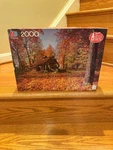 Vintage Mb Super Big Ben 2000 Piece Puzzle Lyndon Vermont Fall Scene 4565-24. Fixed Price $24.99.