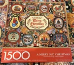 Vtg Springbok Merry Old Christmas PZL5940 Puzzle 1500 Pc Complete Schneeberg. Fixed Price $49.95.