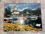 Vintage MB1982 Magnum Jigsaw Puzzle Berner Oberland, Germany 2000PC (4280-7). Fixed Price $24.99.