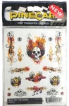 Sealed Pinecar P4017 Bad To The Bone Dry Transfer Decals Pinewood Derby. Fixed Price $5.18.