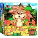 Wooden Jigsaw Puzzles For Kids Age 14+Y Toddler Toys, Preschool Set 6. Fixed Price $7.99.