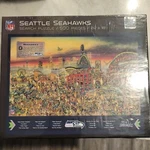 Seattle Seahawks 500 Pc. Jigsaw Puzzle 24" X 18" Nfl Sealed Joe Journeyman. Fixed Price $27.49.