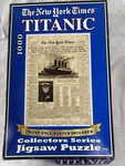 New York Times Titanic 1000 Piece Puzzle With Poster. Fixed Price $20.99.