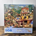 Vintage Springbok 1500 Piece Puzzle - Noah's Ark Animals Judi K. Thomas Folk Art. Fixed Price $16.99.