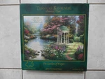 Thomas Kinkade "the Garden Of Prayer" 500 Oversized Piece Puzzle / 20" X 27" Nib. Fixed Price $17.99.